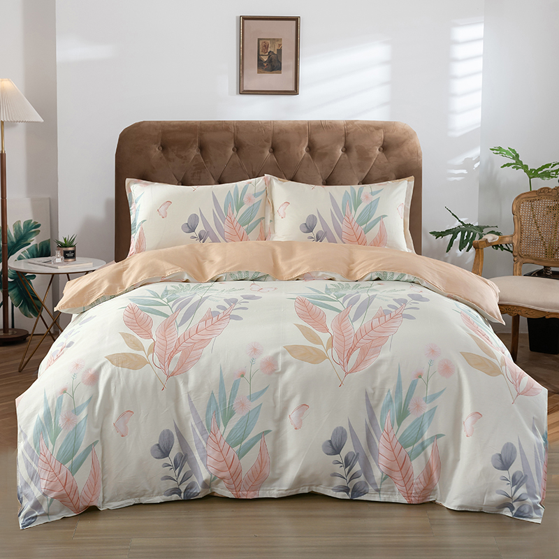 雅鹿全棉斜纹印花四件套2*2.3米（单位：床） 花舞